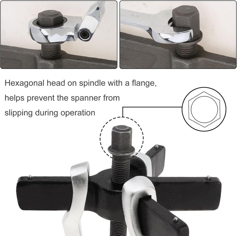 ChgImposs 6" 2 Jaw 3 Jaw Gear Puller, Adjustable Bearing Puller, Reversible Removal Tool for Internal External Pulling, Puller Tool for Removal of Pulleys Flywheels Bearings Gears - Image 5